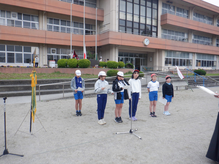 足利市立名草小学校 : 4月30日 運動会練習が始まりました！